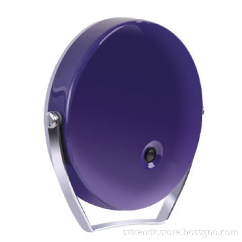 Portable lighted makeup mirror, built-in LED, 3 times magnifying, 360° rotatable